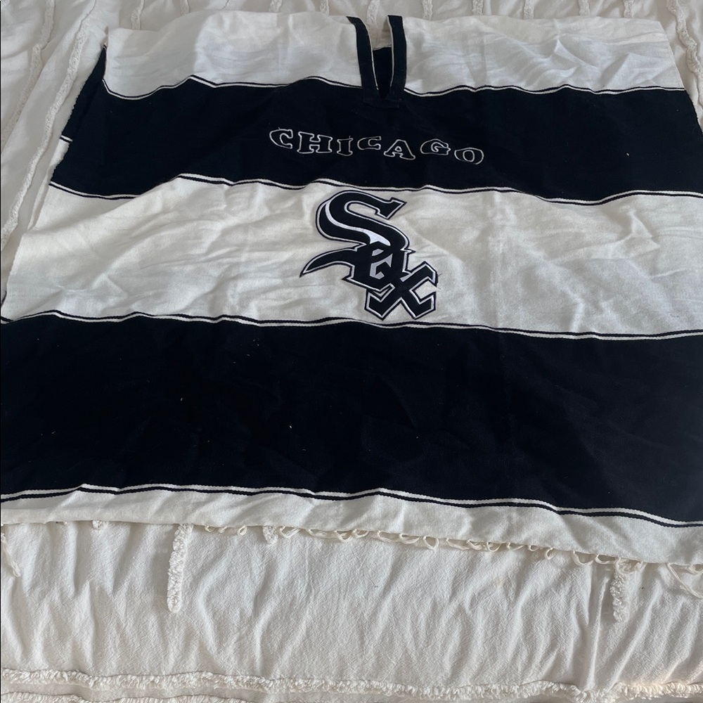 Chicago White Sox Striped Poncho